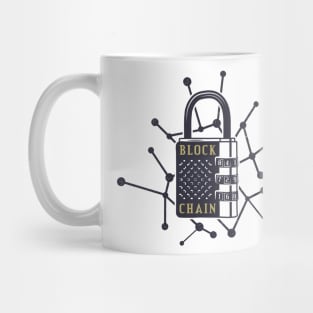 Blockchain Padlock Mug